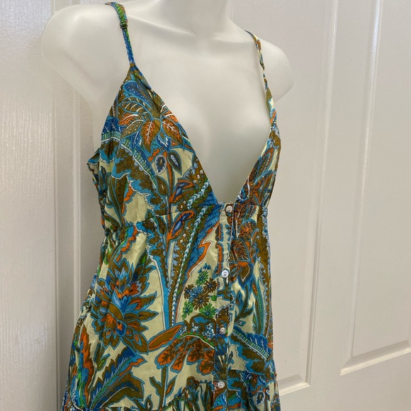 NEW wTag-HOUSE of HARLOW 1960 Multicolor Paisley Dress S - Picture 3 of 4